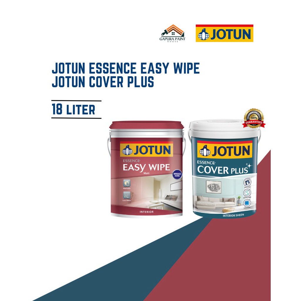 Cat Tembok Jotun Interior 18 Liter- Jotun Easy Wipe Jotun Cover Plus- Warna lain dm ke admin