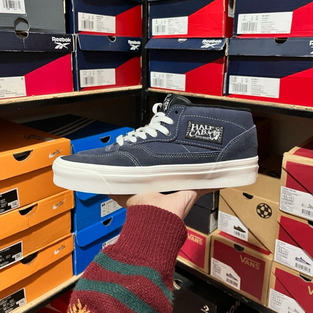 Sepatu Vans Half Cab 33 Dx Navy