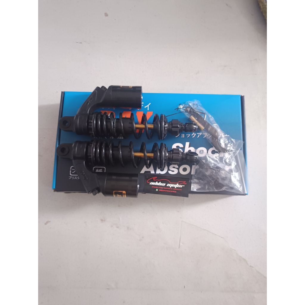 SHOCK DAY COPY RCB BLACK GOLD 280MM MOTOR NMAX NEW, AEROX, FIZR DLL
