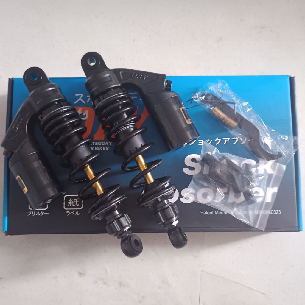 SHOCK DAY COPY RCB BLACK GOLD 280MM MOTOR NMAX, AEROX, FIZR DLL