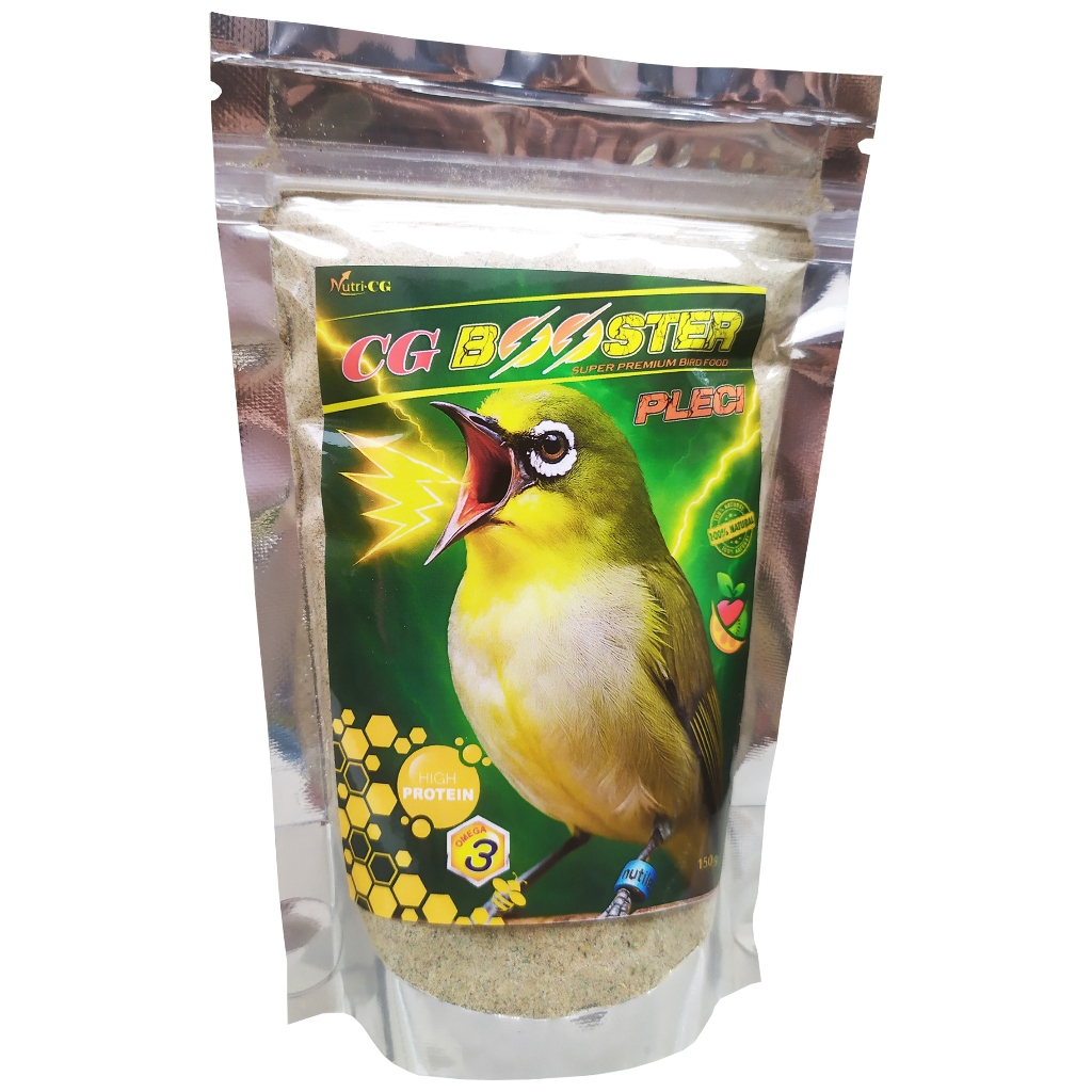 CG BOOSTER Voer Halus untuk Pleci |  Pakan Tinggi Protein membuat Pleci Cepat Gacor