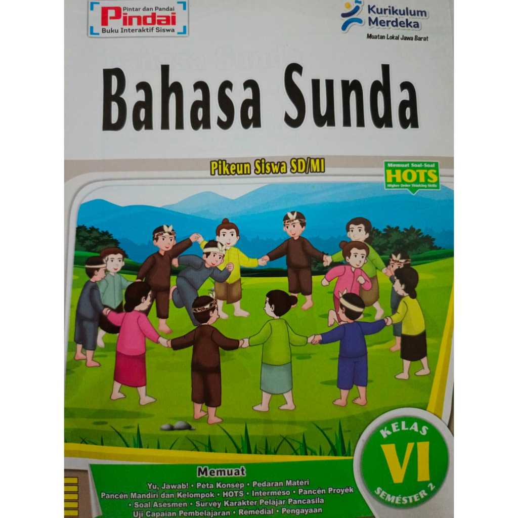 Buku lks bahasa sunda kelas 6 semester 2 PINADI