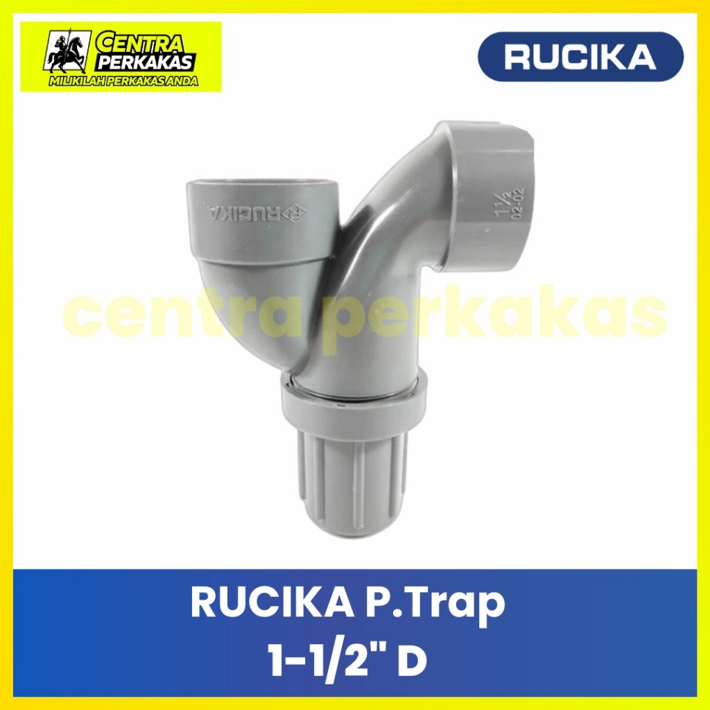 Rucika P Trap D / Pipa Leher Angsa / V Trap PVC Sambungan Saluran Air