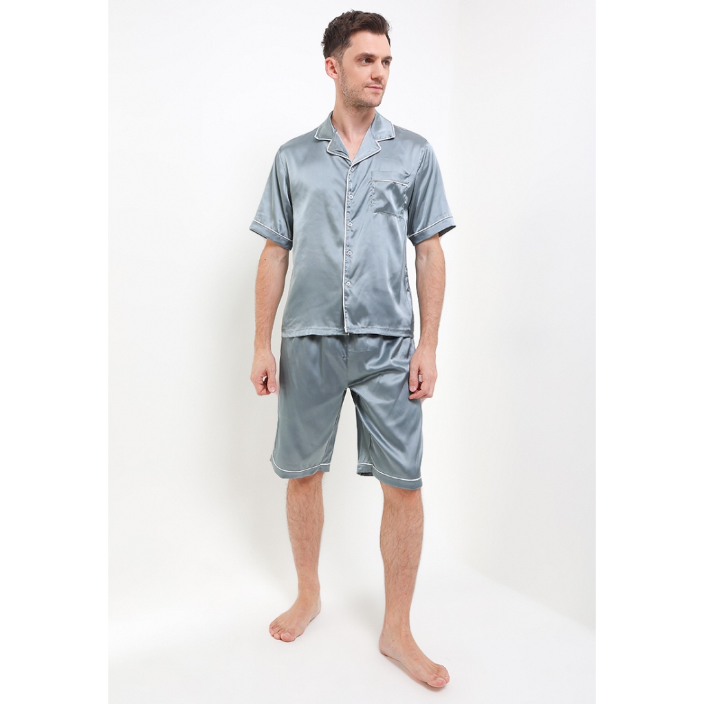 Setelan Baju Tidur Pria Anne Wintours Abu-Abu 301 (04112025)(464)(62502 22046) Gift Kado Pyjamas Len