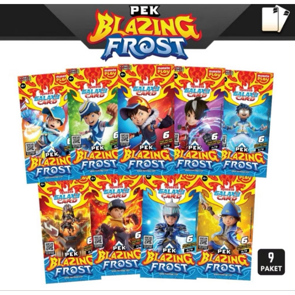(READY) PEK BLAZING FORST, PEK CYCLONE , PEK QUEST SET 9PEK