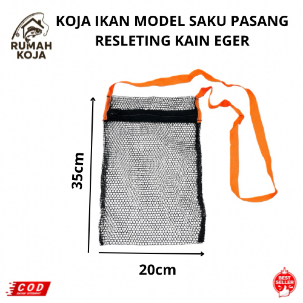 RUMAH KOJA - KOJA IKAN MODEL TAS SAKU PASANG RESELETING KAIN EGGER