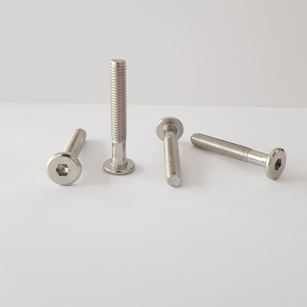 Baut JCBC M6x40 SS isi 10 pcs / Stainless Steel 304 / M6 SS / Knock Down / Knockdown