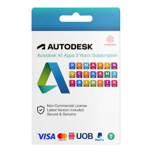 Lisensi Autodesk All Apps 2026 – Resmi 3 Tahun (Single User) Inc. (Autocad,AutocadLT, Revit, Fusion 