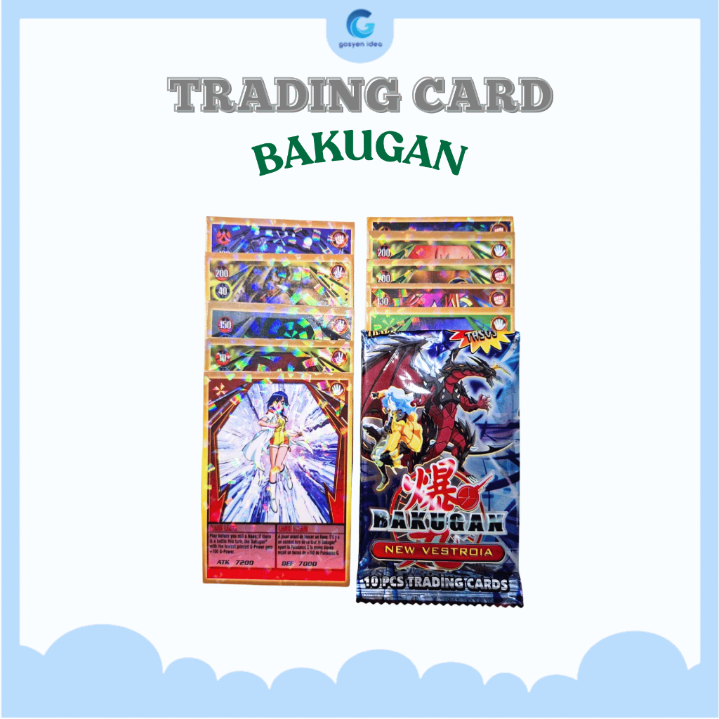 Trading Card Bakugan Mainan Kartu Anak Bakugan