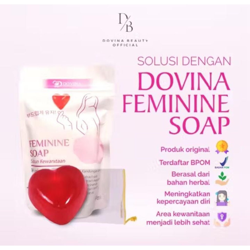 Sabun Dovina Feminime Hygine Soap / Sabun miss v by dovina