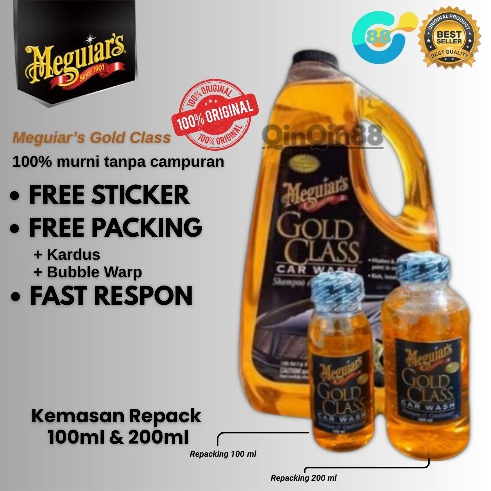 Shampo & Conditioner Meguiars Gold Class Sabun Cuci Mobil /  Motor