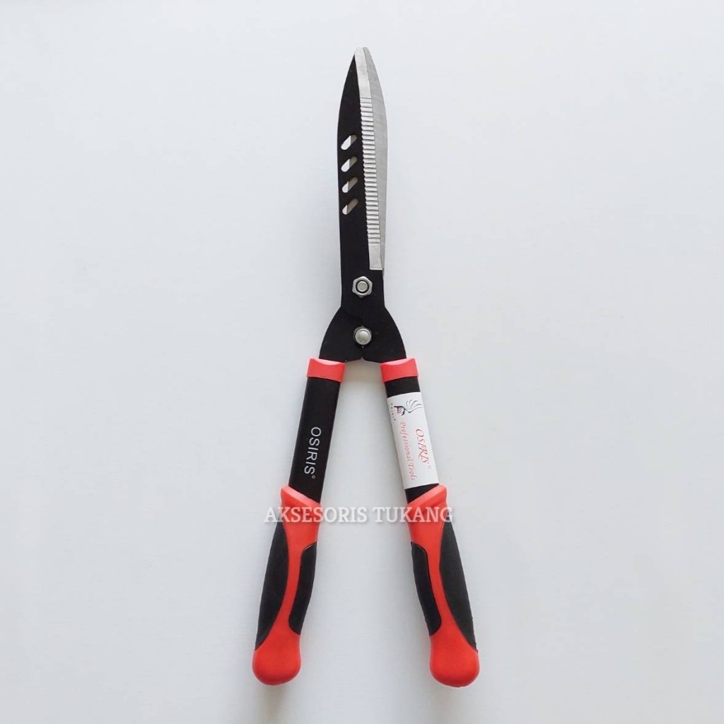 COD !!! Gunting Rumput Gagang Karet Fiber 48cm Gunting Taman Pemotong rumput Super Tajam