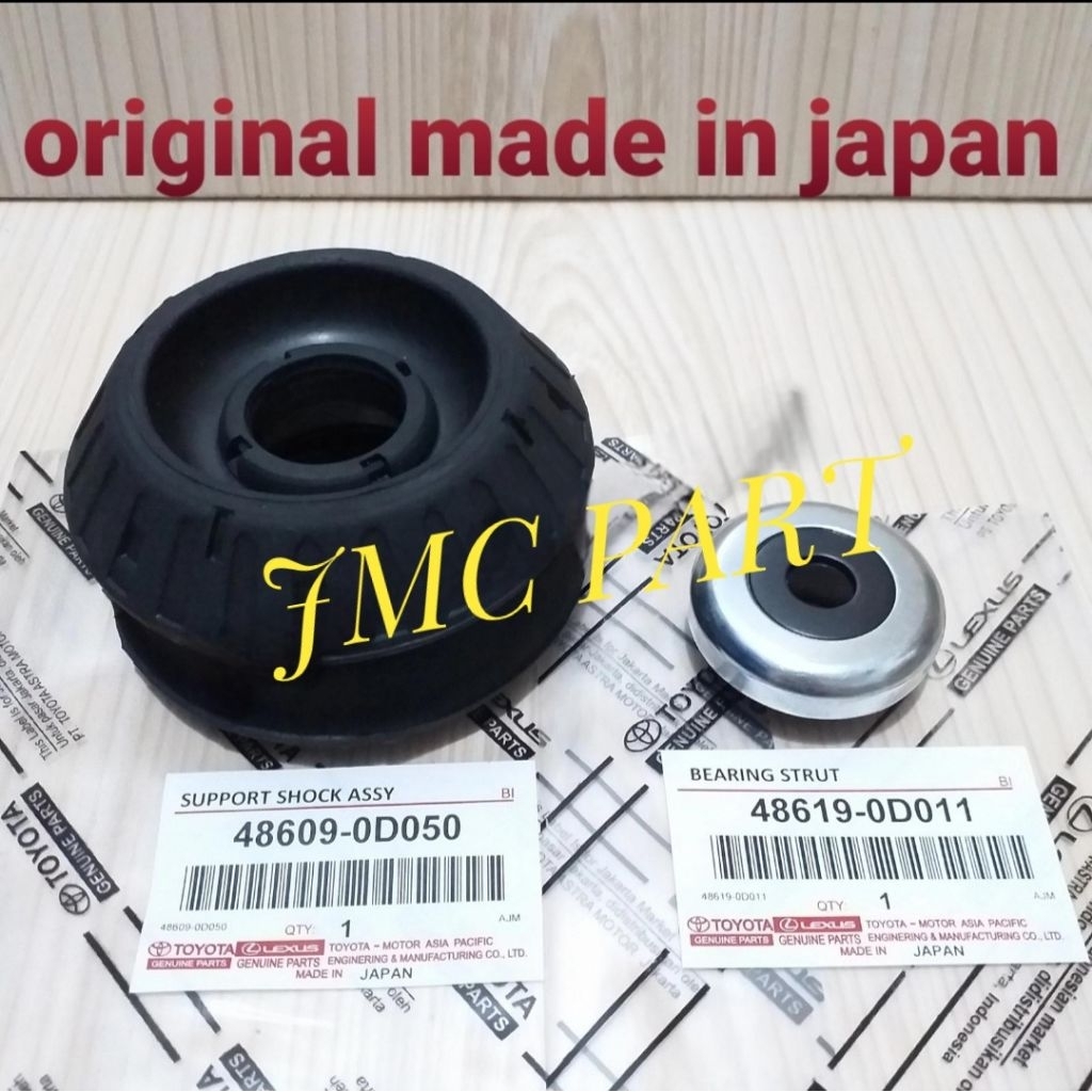 support shock depan + bearing support toyota yaris new vios 2007 2008 2009 2010 2011 2012