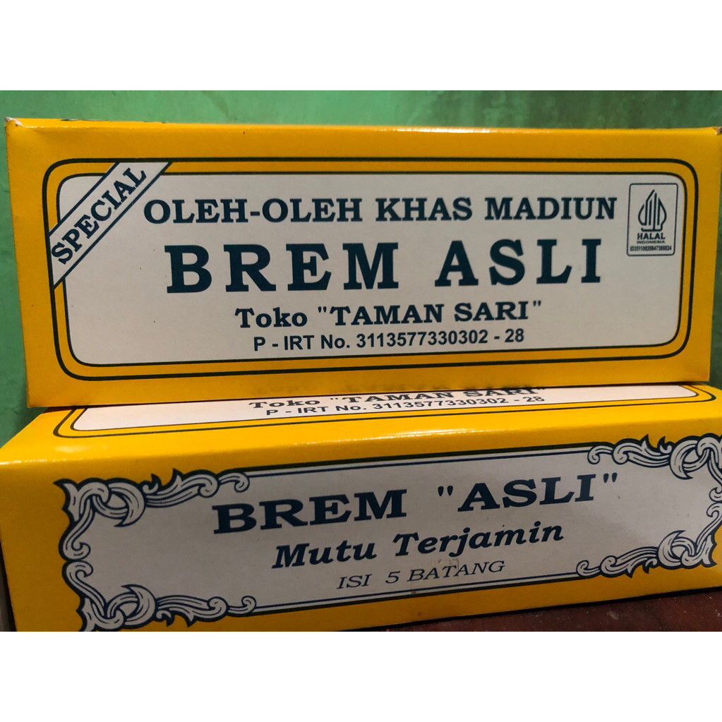 brem madiun/ brem ori isi 5/ brem taman sari kuning