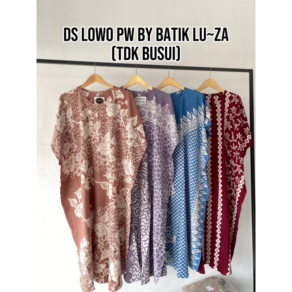 Luza ~ Daster Lowo/Kalong Pendek IDT by Batik Luza