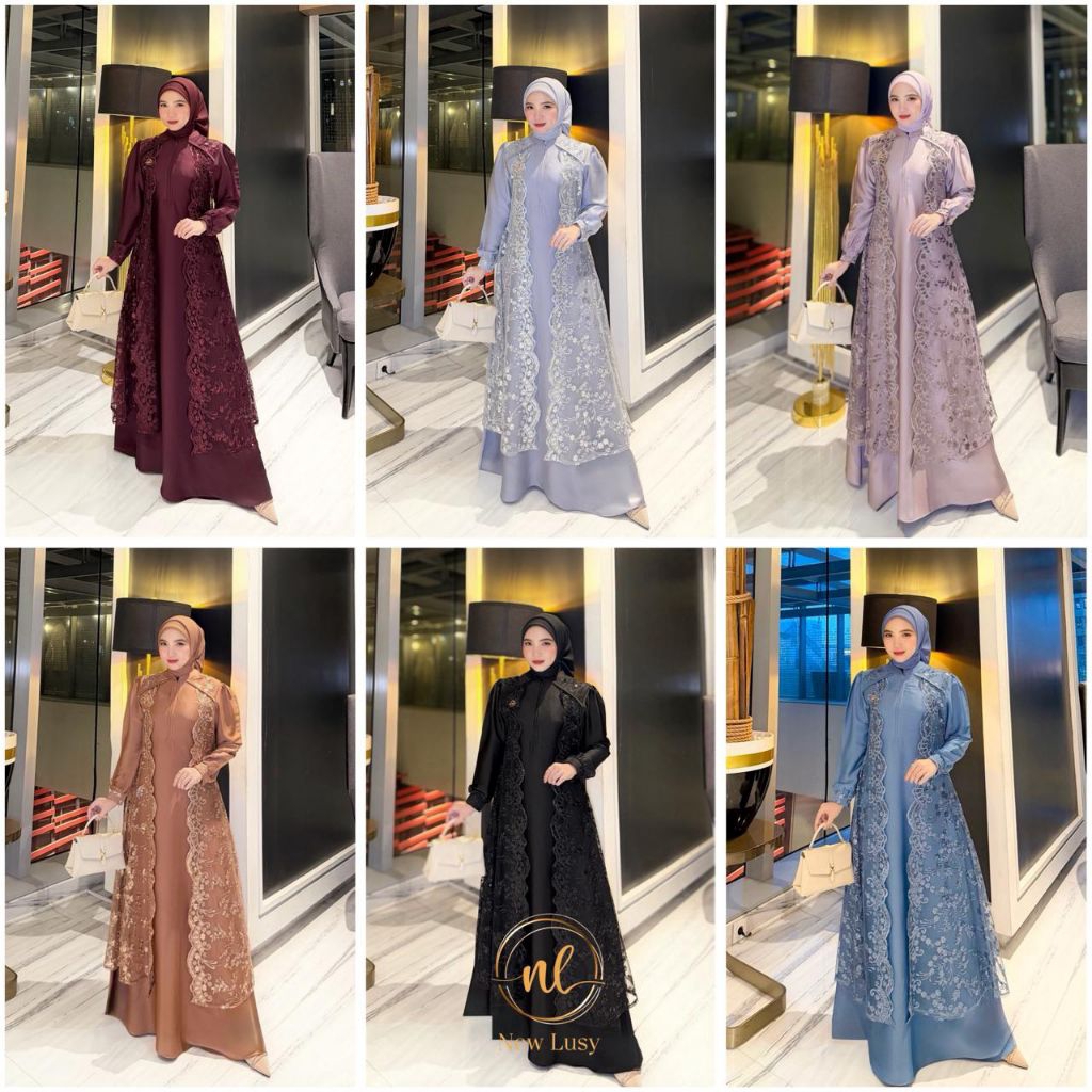 VIREYA DRESS ORI NEW LUSY GAMIS PREMIUM MURAH ADA JUMBO BIGSIZE