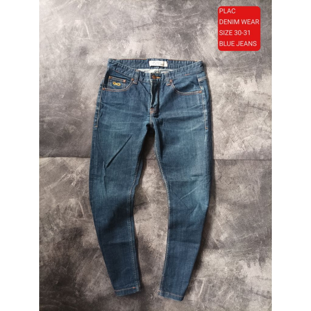 PLAC JEANS / DENIM PLAC ( SIZE 30-31 MUAT )