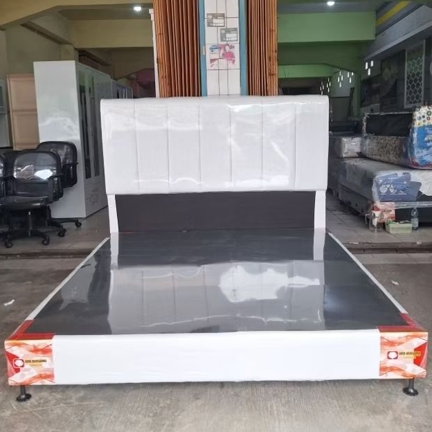 dipan ranjang alas tempat tidur kasur sandaran kepala springbed 180x200 160x200 120x200