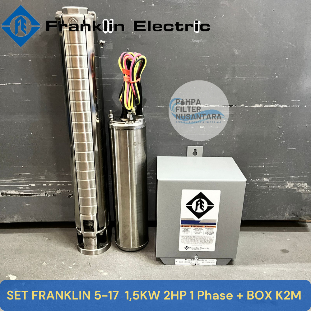 SET FRANKLIN SSI 05-17 2,00HP+MOTOR 220V 1,5KW + CBOX 2HP
