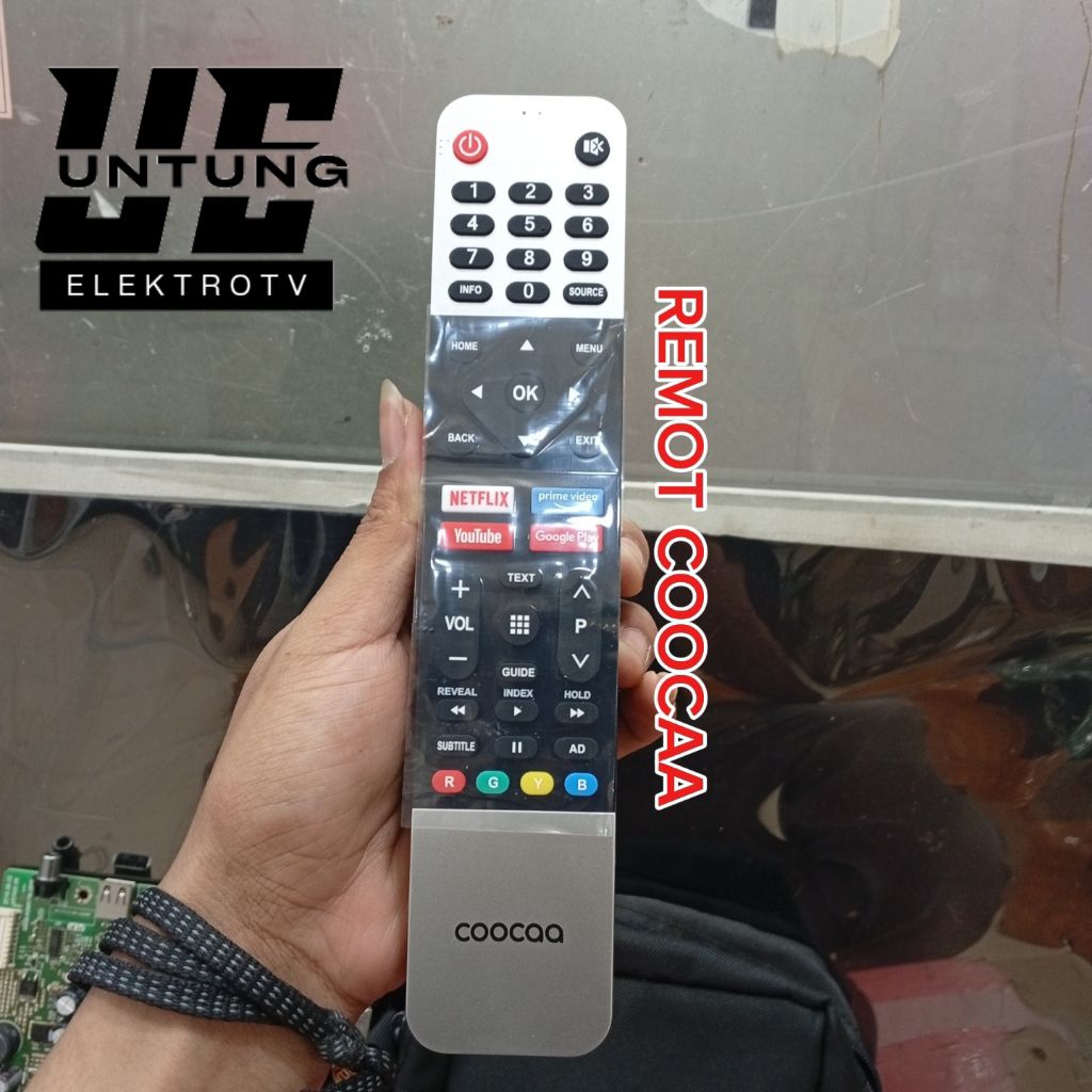REMOT TV COOCAA SMART TV - REMOT TV COOCAA SMART TV BARANG NEW / BARU