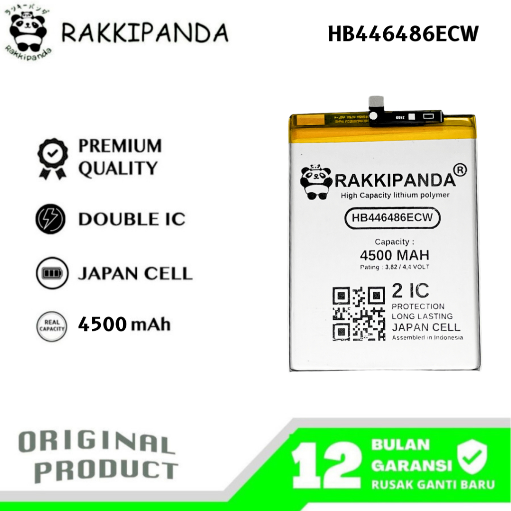RakkiPanda - HB446486ECW Nova 5I/Enjoy 10 Plus/Honor 9X/P Smart Z/Y9S Batre Batrai Baterai