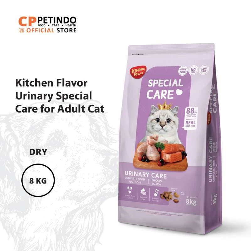 KF Kitchen Flavor Cat Urinary Special Care 8kg Makanan Kucing Dry Cat Food