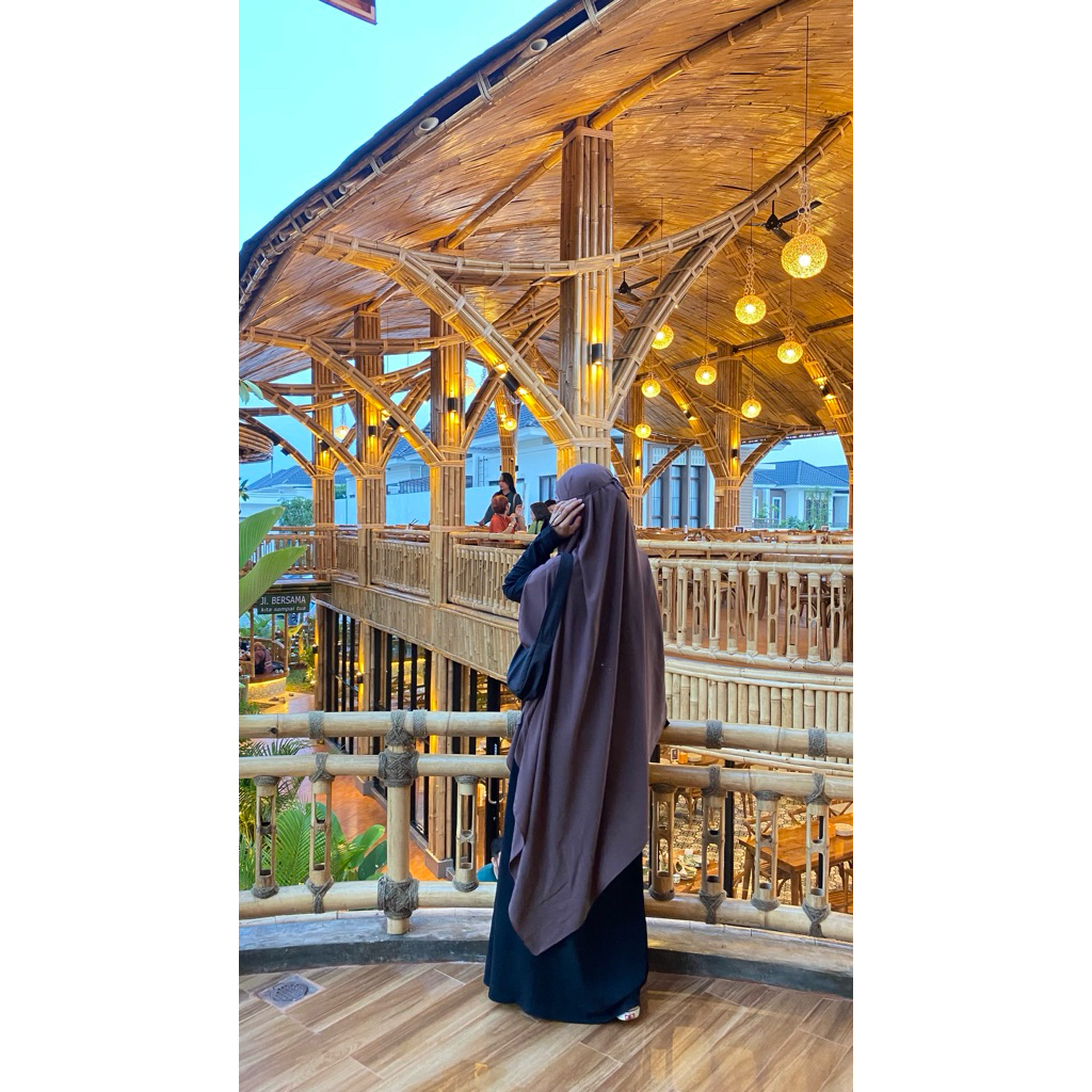 PRELOVED - Zidni.id Pasmina Bandana Bahan Mazen UV