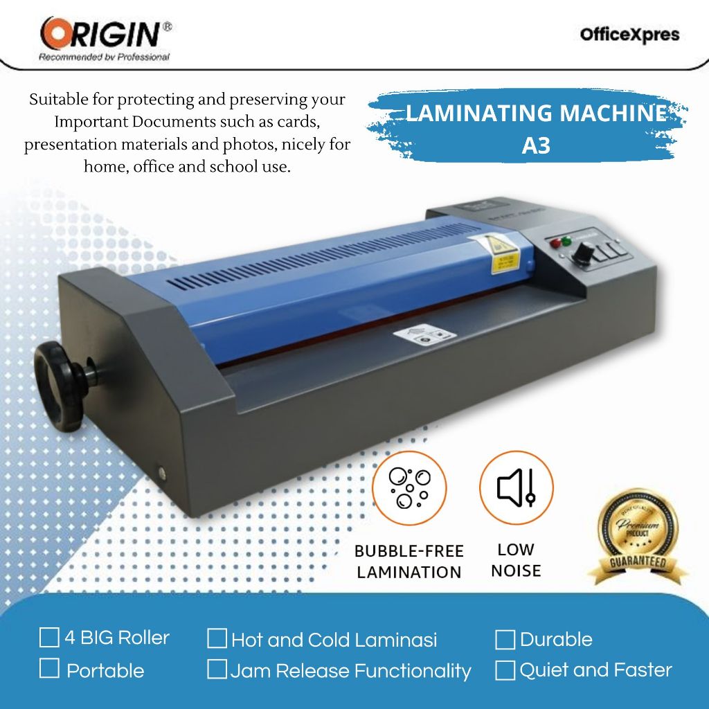 Mesin Laminating OR 330 D / Laminating A3 / Mesin Laminating Digital / Alat Laminating LED / Laminat
