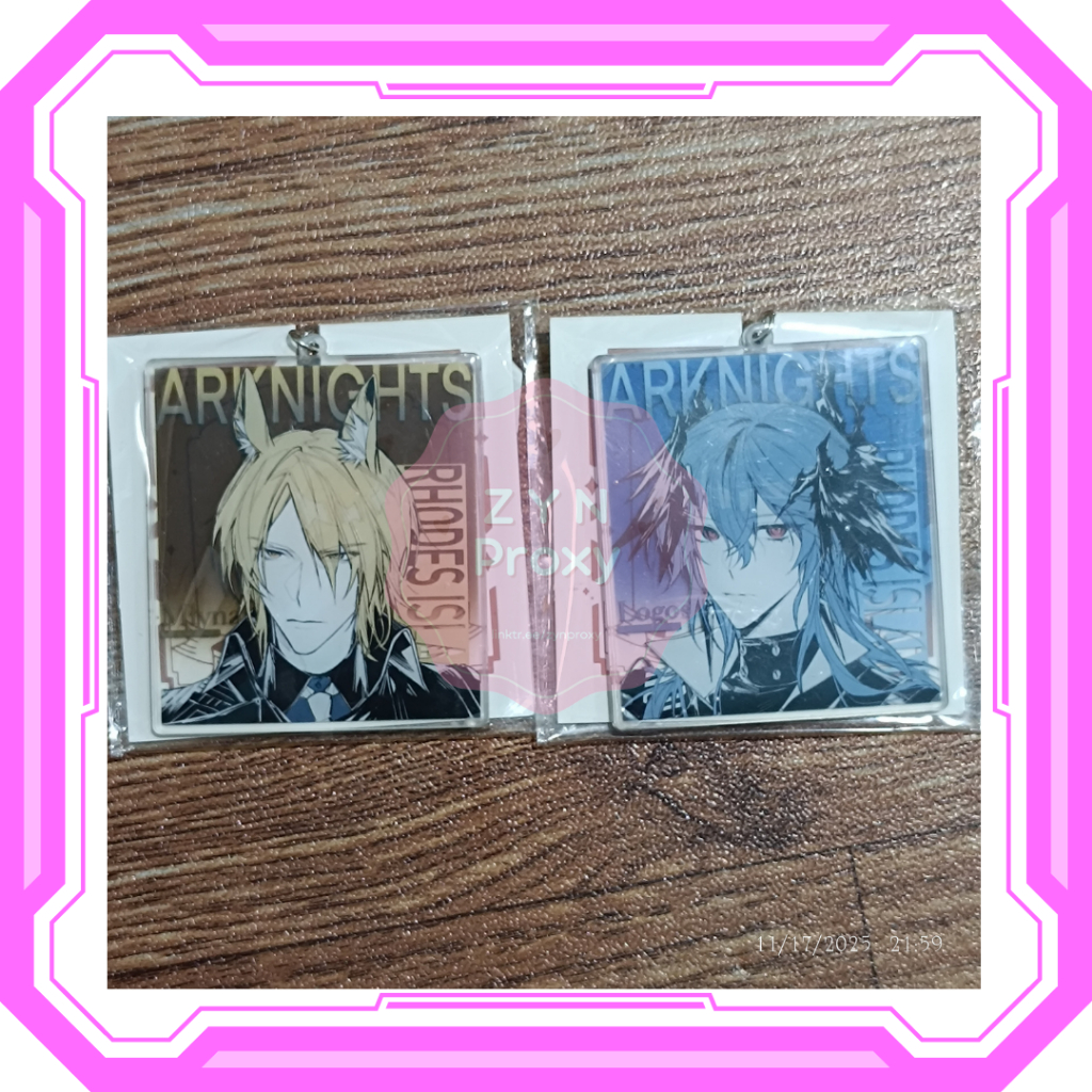 READY STOCK ARKNIGHTS [Fanmerch] Acrylic Pendant Logos Mlynar