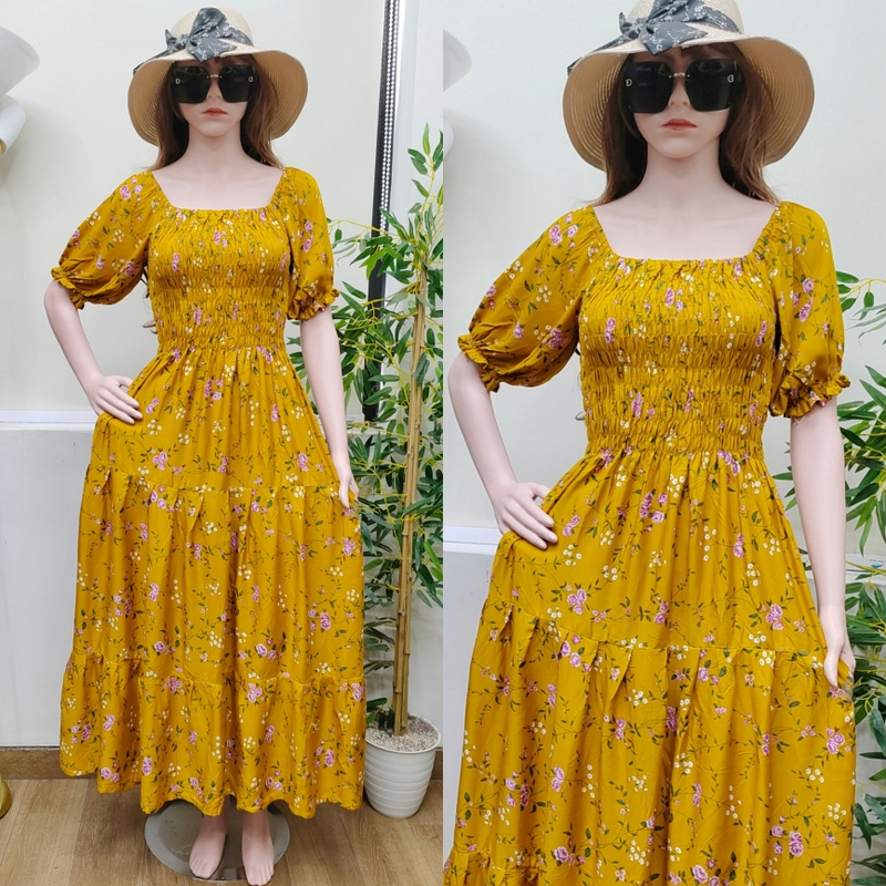 Andara - Dress Panjang Canda Maxi Fit to XXL CasuaL Rayon Adem