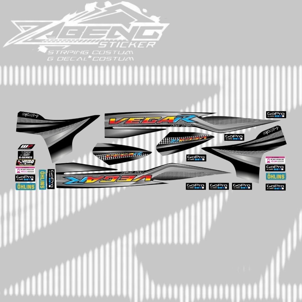 STRIPING VEGA R LAMA 2005 DESAIN ORI