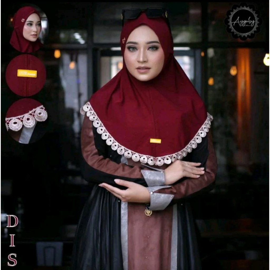 Bergo Disha Tali Matt Jersey itu by Ayyuby Hijab