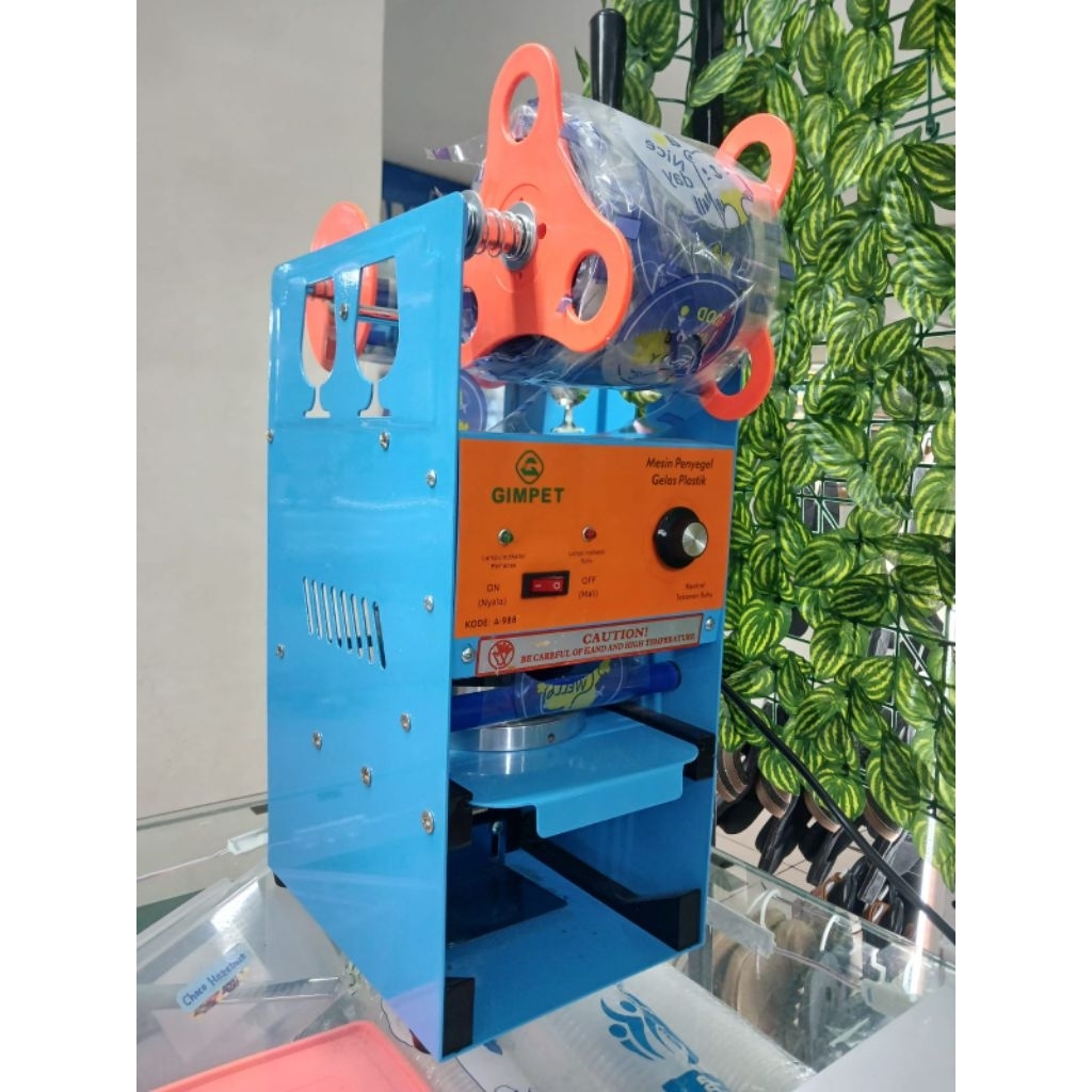 preloved cup sealer / alat press gelas plastik Es teh dll.. (second) merk GIMPET asli