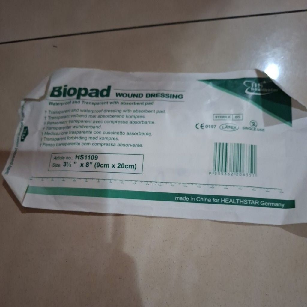 biopad wound dressing