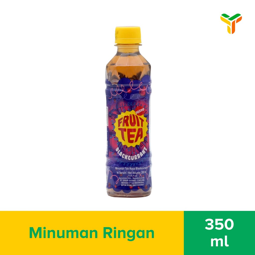 Sosro Fruit Tea Blackcurrant 350 Ml