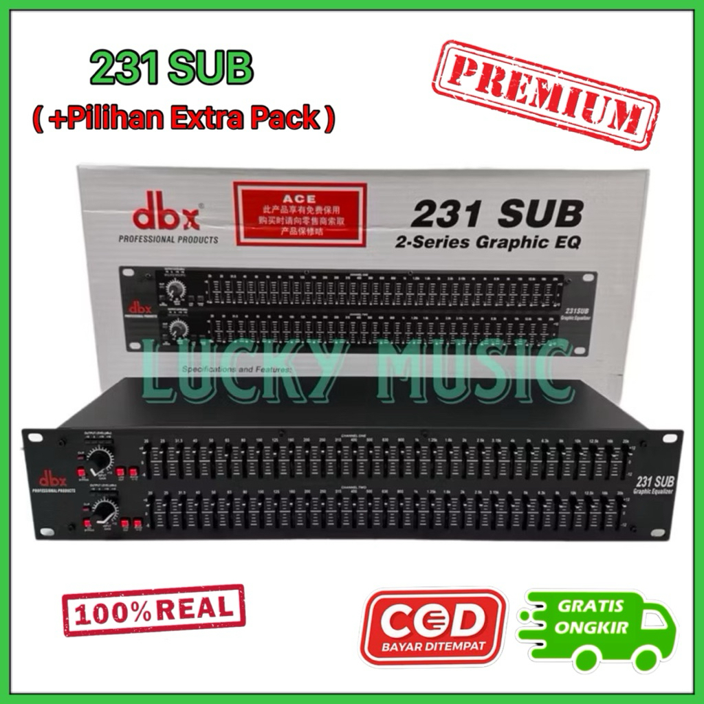 Equaliser DBX 231 Sub equaliser dbx 231sub equaliser 231 subwoofer equalizer 231SUB dbx 231sub