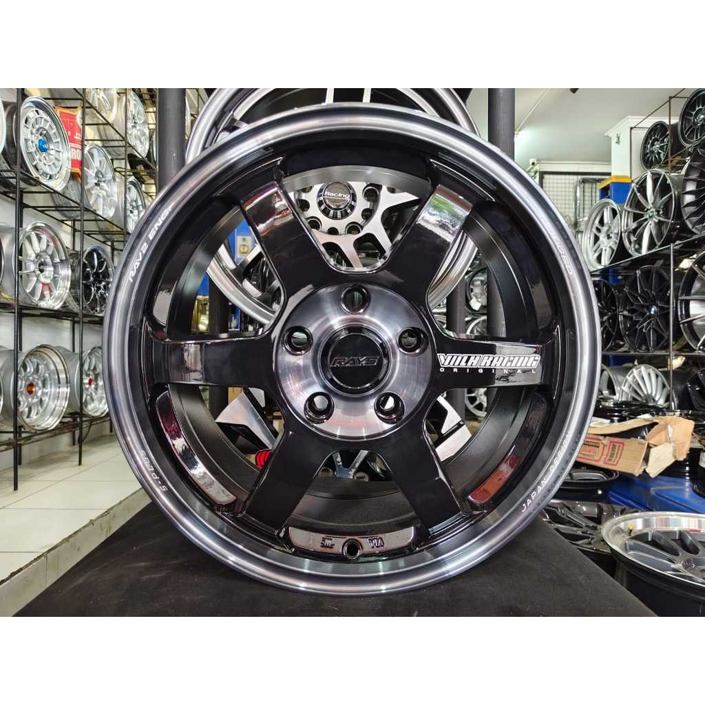 Velg TE37 Volk Rays Ring16x7 Lobang.5 Pcd.114,3 Et.40
