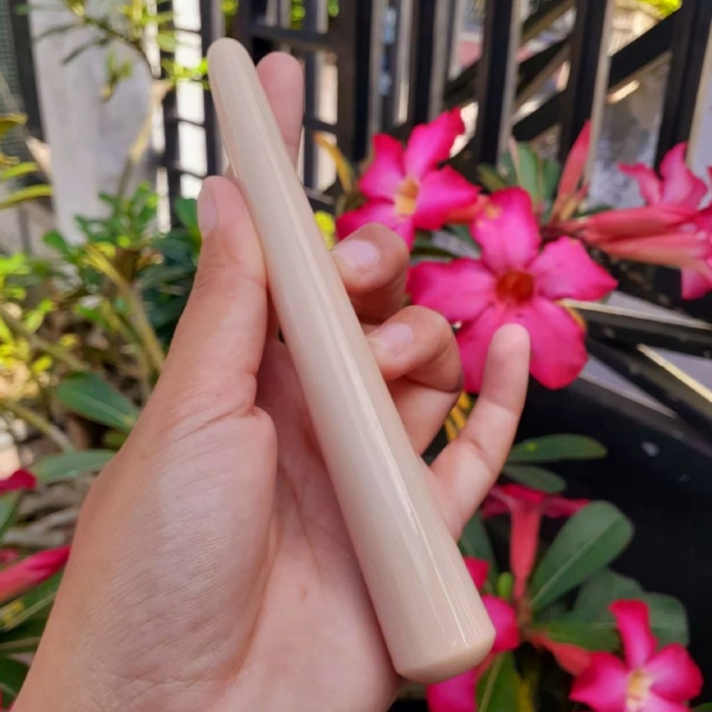 padudan once pipa sarigading replika gg Bulat model pucuk panjang 15cm Natural