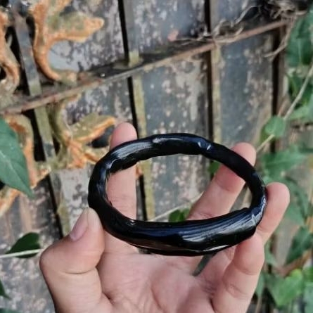 gelang akar bahar hitam sedang