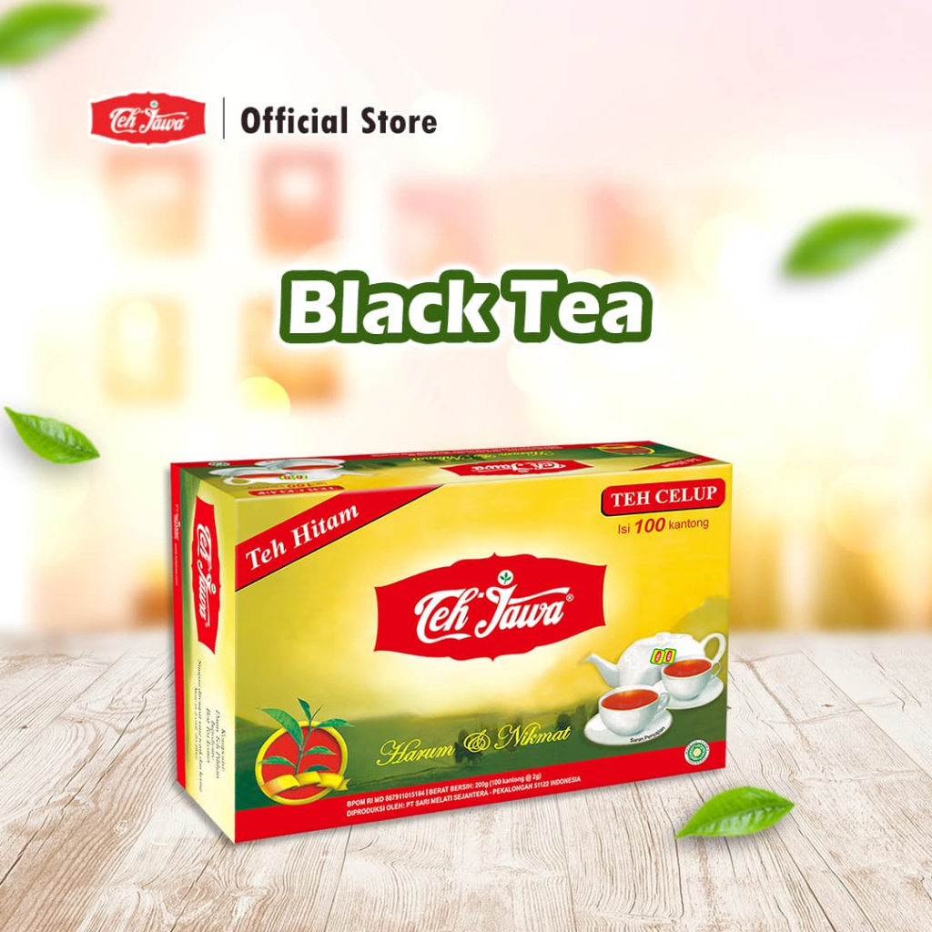 Teh Jawa SMD Black Tea/Teh Hitam Celup isi 100