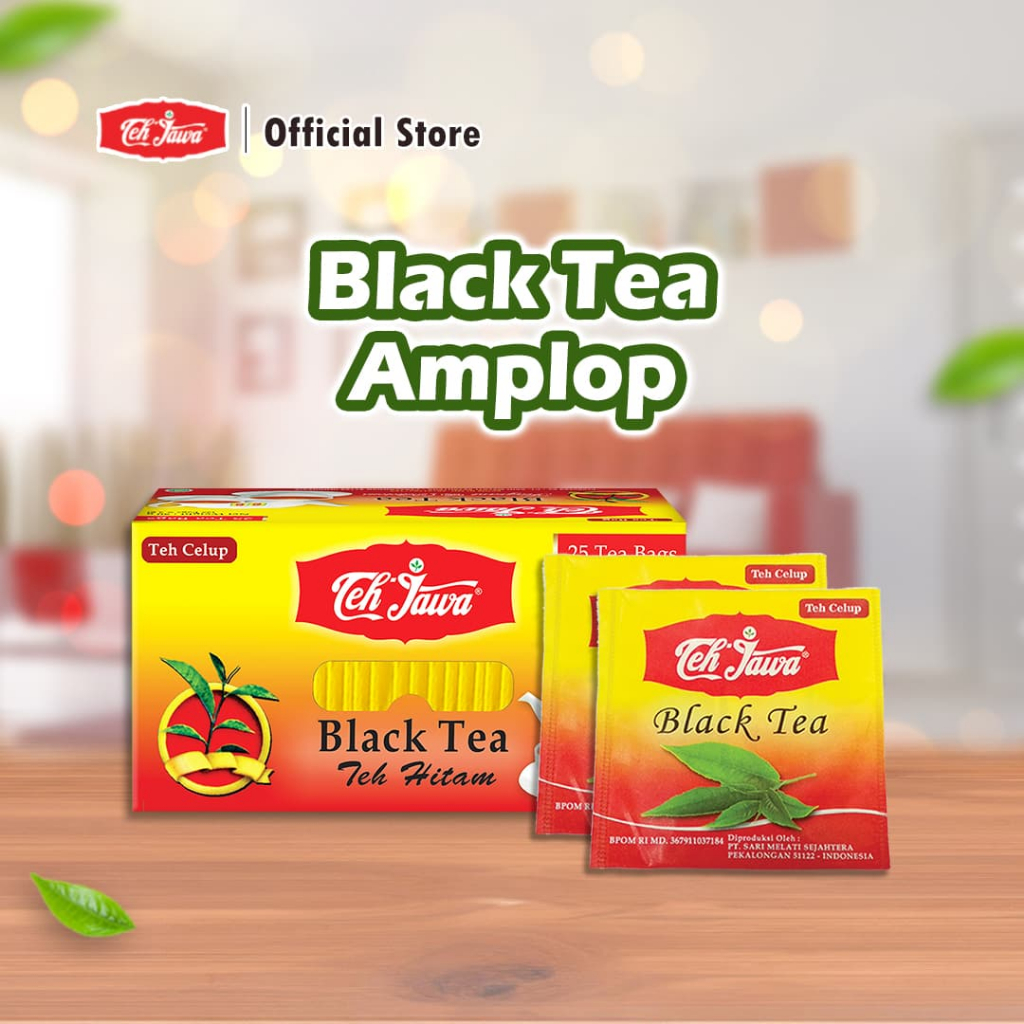 Teh Jawa SMD Black Tea Enveloped Celup isi 25