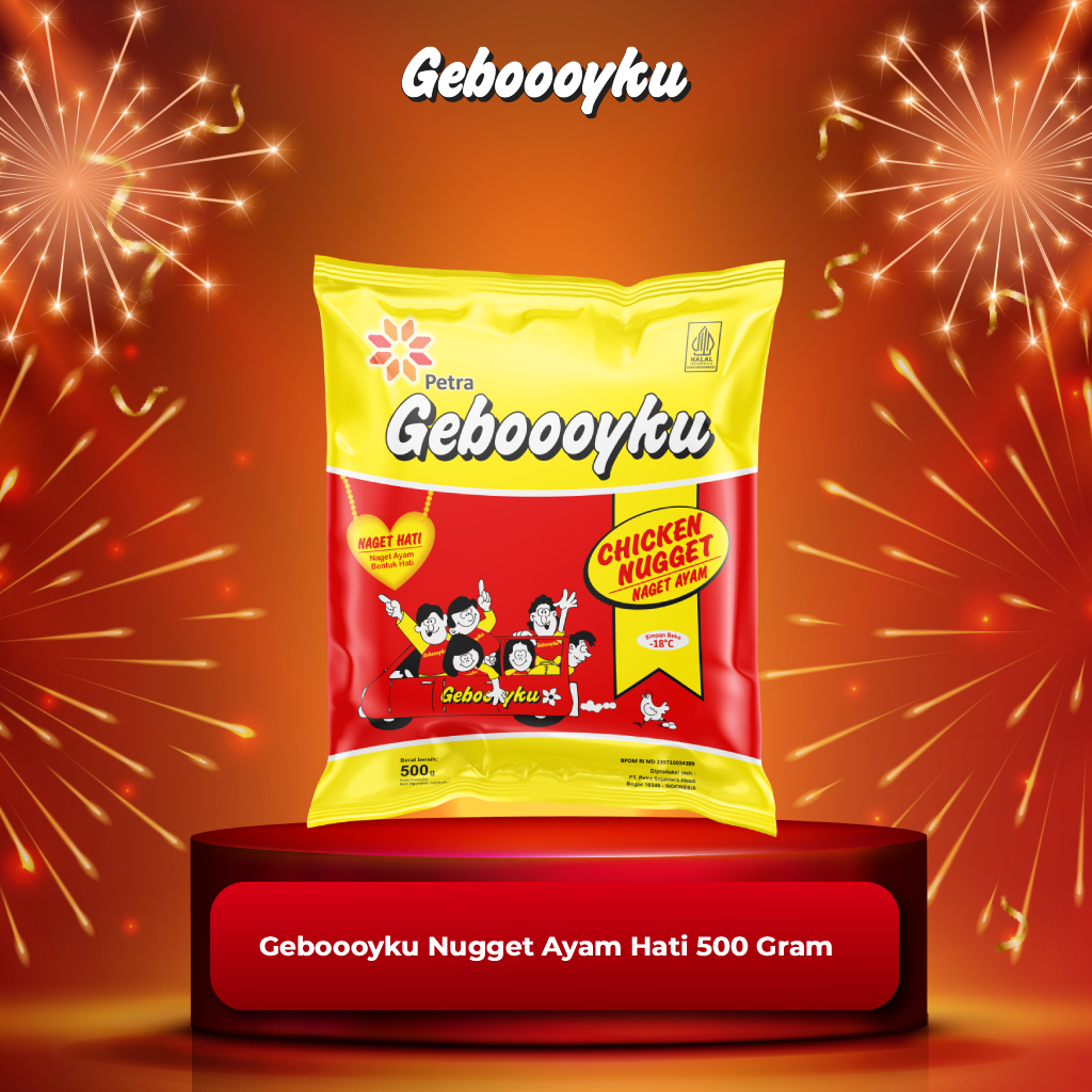 Gebooyku Nugget Ayam Bentuk Hati 500 Gram