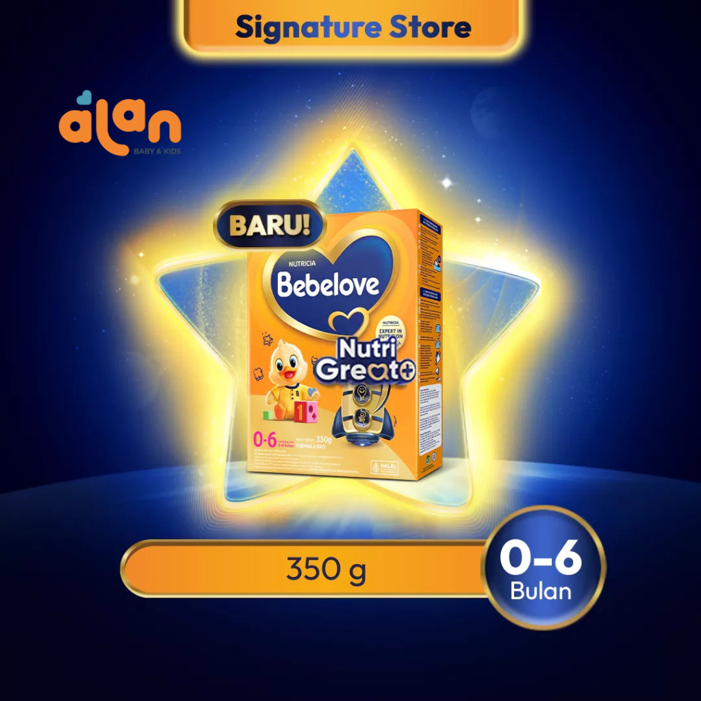Bebelove 0-6 Bulan & Bebelove 6-12 Bulan / Susu Formula Bayi 350g