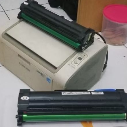 PRINTER SAMSUNG ML-2166W BEKAS + CARTRIDGE ML-T101 MASIH ADA (BARU GANTI)  TIDAK BISA TARIK KERTAS