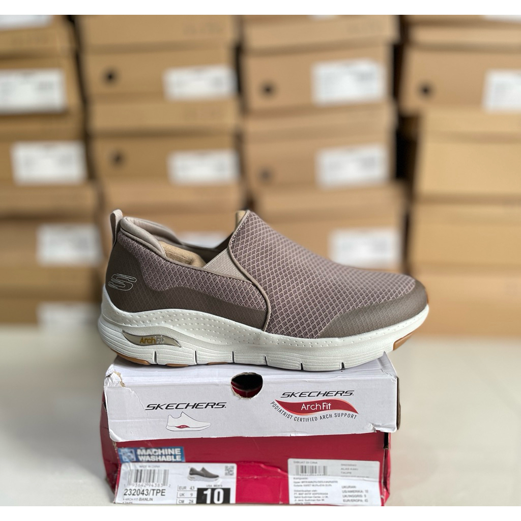 SKECHERS ARCH FIT-BANLIN  232043/TPE  SIZE 43