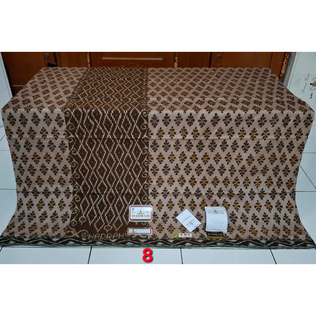 Sarung Hadrah mesres tipe kawung KWG (Motif  seperti kawung BHS) HADRAH FULL SUTRA TIPE KAWUNG
