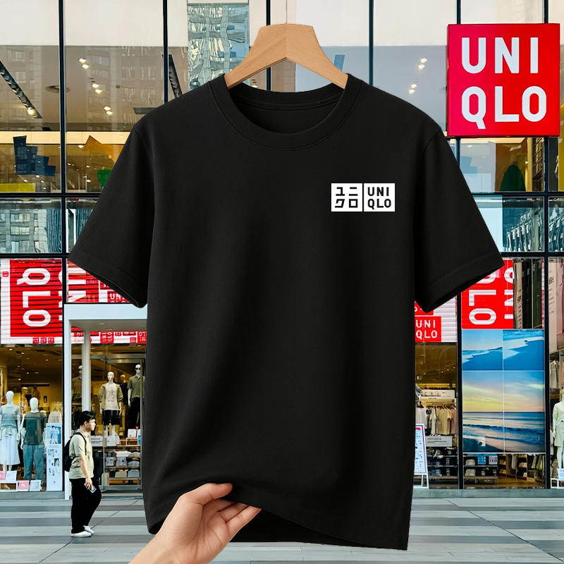 100% Original - Uniqlo Kaos Pria Basic Kualitas Premium Lembut di Kulit