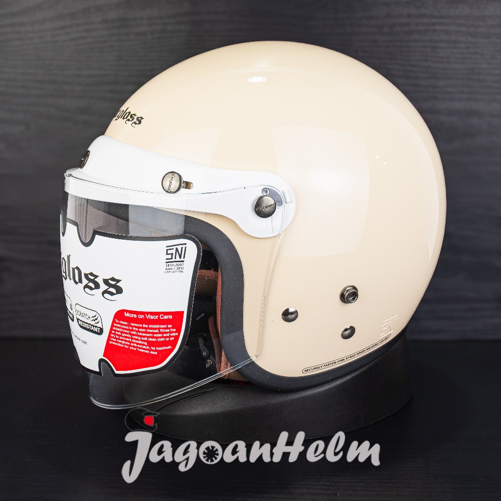 CARGLOSS HELM CF HIJAB RETRO | AVORIO NAIDE | CFH HIJAB CARGLOS