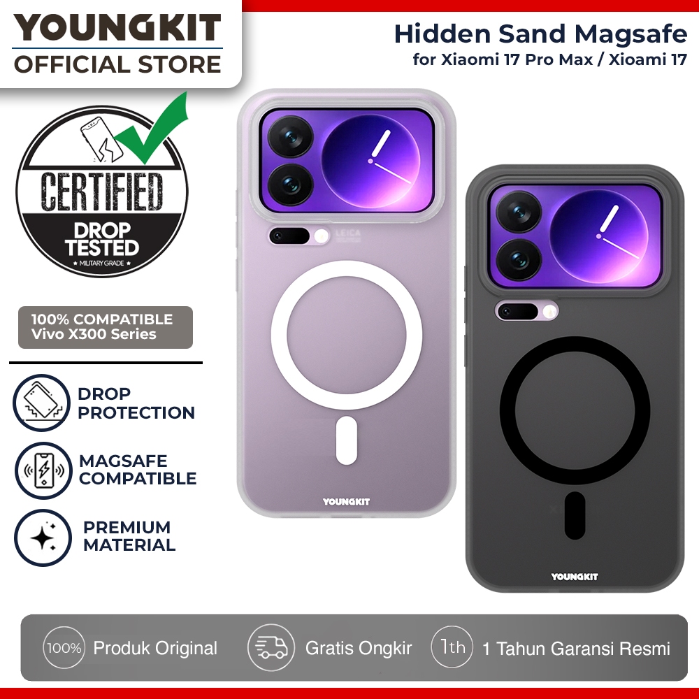 Youngkit Case Compatible For Xiaomi 17 Pro Max / Xiaomi 17 Pro - Hidden Magsafe Casing