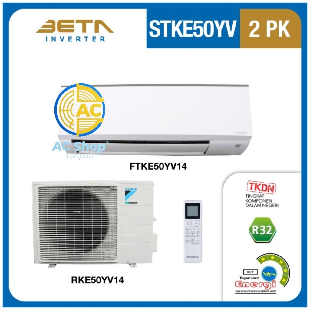 AC DAIKIN BETA INVERTER 2PK FTKE50YV AC DAIKIN BETA INVERTER 2 PK